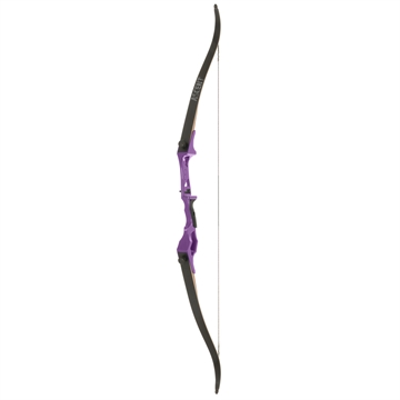 Picture of October Mountain October Mountain Ascent Recurve Bow Purple 58 in. 45 lbs. RH OMP81229
