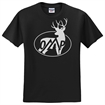 Picture of October Mountain Bucks Tee Black Large 810096080868