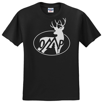 Picture of October Mountain Bucks Tee Black X Large 810096080875