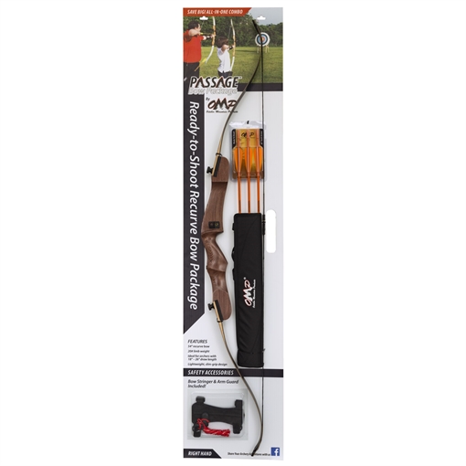 Picture of October Mountain October Mountain Passage Recurve Bow Package 54 in. 20 lbs. LH 13226