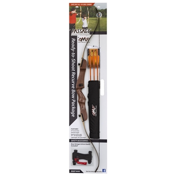 Picture of October Mountain October Mountain Passage Recurve Bow Package 54 in. 20 lbs. RH 13225