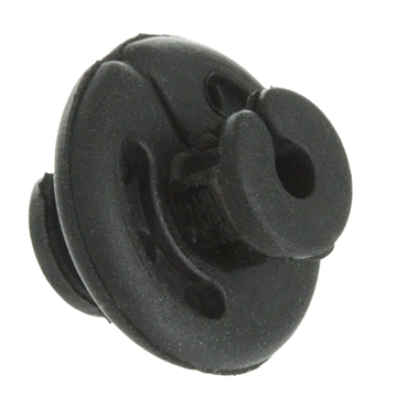 Picture of October Mountain October Mountain Quick Crimp Kisser Button Black 1pk. 1601157