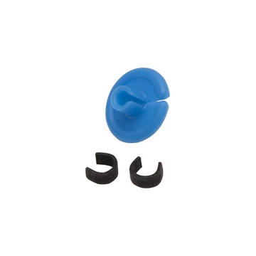 Picture of October Mountain October Mountain String Love 2.0 Kisser Button Blue 1 pk. 60773