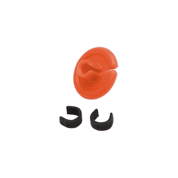 Picture of October Mountain October Mountain String Love 2.0 Kisser Button Orange 25 pk. 60777