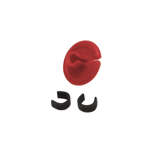 Picture of October Mountain October Mountain String Love 2.0 Kisser Button Red 1 pk 60770