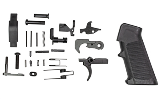 Picture of Odin Works Enhanced Lower Parts Kit, Black, Fits AR15 ACC-LPK-ENHANCED