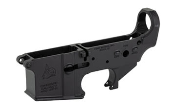 Picture of Odin Works OTR-15 Forged Lower, Semi-automatic, 223 Rem/556NATO, Anodized Finish, Black OW-15-Forged-Lower-BLK