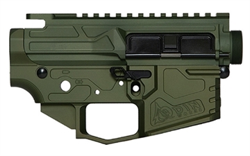 Picture of Odin Works OTR-15, Semi-automatic, Lower/Upper Set, 223 Remington/556NATO Matte Finish, Ranger Green OTR-15-RECEIVER-SET-RG