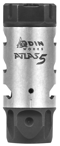Picture of Odin Works Atlas 5, Muzzle Brake, 223REM/556NATO, 1/2-28 Threaded, Stainless Steel MB-ATLAS-5 MBATLAS5