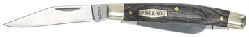 Picture of Old Timer Heritage Series Middleman 340T 2" 1.70" 2.40" Folding Clip Point/Pen/Sheepsfoot D2 Steel Blade, 3.70" Gray Wood Laminate Handle 1149100