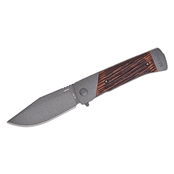 Picture of Old Timer Frontier Manual Folding Knife 3-1/2" Clip Point Blade Rosewood 1209461 661120751038