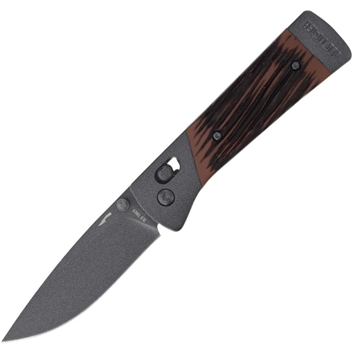Picture of Old Timer Frontier Pivot Lock Folding Knife 3-1/10" Drop Point Blade Wood Box 1209460 661120751021