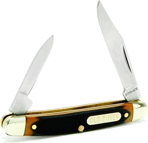 Picture of OLD TIMER KNIFE MINUTEMAN 2-BLADE 2" STAINLESS DELRIN 104OT