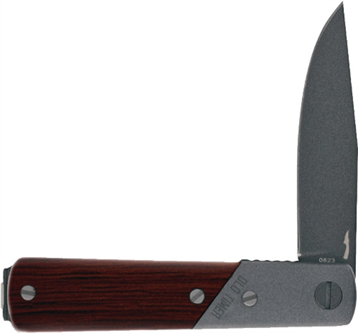 Picture of Old Timer Frontier Barlow Folding Knife 2-3/4" Clip Point Blade Brown 1203145 661120750802