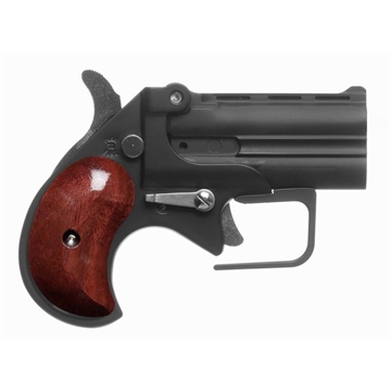 Picture of Old West Firearms Derringer Short Bore Handgun 9mm Luger 2rd Capacity 2.75" Barrel Black with Rosewood Grips with Guardian Package SBG9BR