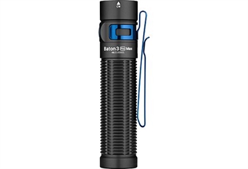 Picture of Olightstore Usa Inc Baton 3 Pro Max Pro Max Black Anodized 1/15/120/800/2,500 Lumens White LED BATON3PROMAXBKCW