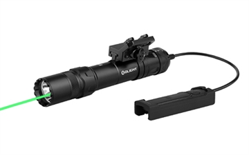 Picture of Olight Odin GL, Rechargeable Weapon Mounted Light, 1,500 Lumens, Green Laser, Black ODINGLMBK