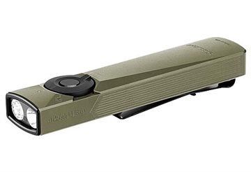 Picture of Olightstore Usa Inc Arkflex EDC Flashlight Olive Aluminum White Light LED 1400 Lumens 103 Meters Beam Distance ARKFELDULTRACLASS3R