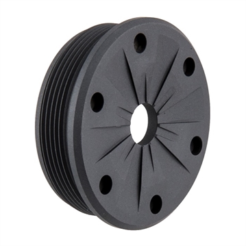 Picture of SilencerCo Bravo Front Cap 5.56x45mm NATO Stainless Steel Gray AC1341