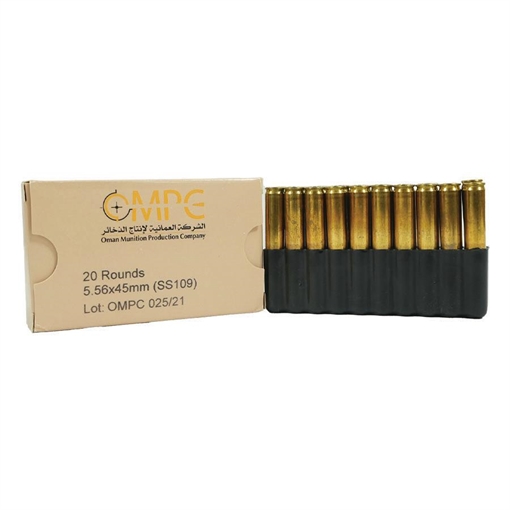 Picture of OMPC M855 Steel Core Rifle Ammunition 5.56mm 62gr FMJ 3020 fps 800rds (Boxed in Metal Can) M885 Ammo M885 AMMO M885 AMMO