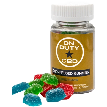 Picture of On Duty CBD Gummies THC Free 750 mg. 30 ct. ODGS25SE