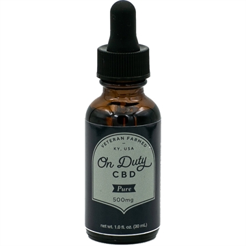 Picture of On Duty CBD Oil Drops Pure Full Spectrum 500 mg 30 mL OD0500F