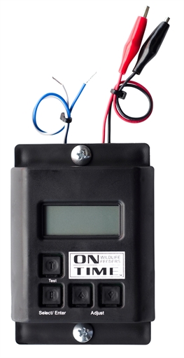 Picture of On Time Digital Timer Replacement LCD Display, Adjustable Motor, Operates on 6 or 12 Volt Batteries, Features 6 Feedings with 1-30 Second Run Time, Compatible with Most Brand Feeders 00503