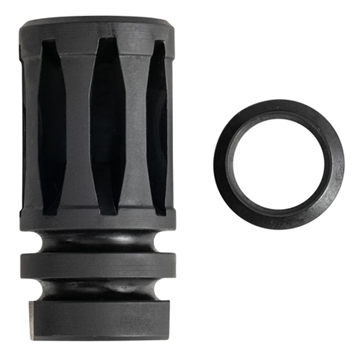 Picture of ONE HORSE A2 FLASH HIDER AND CRUSH WASHER 1/2X 28 THD 5.56 NATO OH-FH02