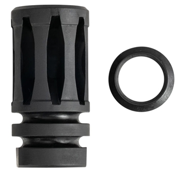 Picture of ONE HORSE A2 FLASH HIDER AND CRUSH WASHER 1/2X 28 THD 5.56 NATO OH-0FH01 OH-FH01