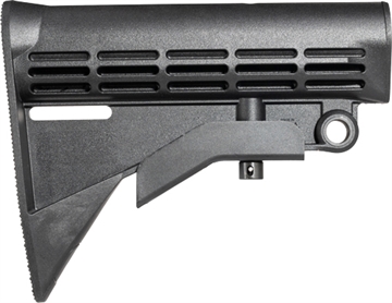 Picture of ONE HORSE AR15 BUTTSTOCK MIL-SPEC 6 POSITION BLACK OH-BS01