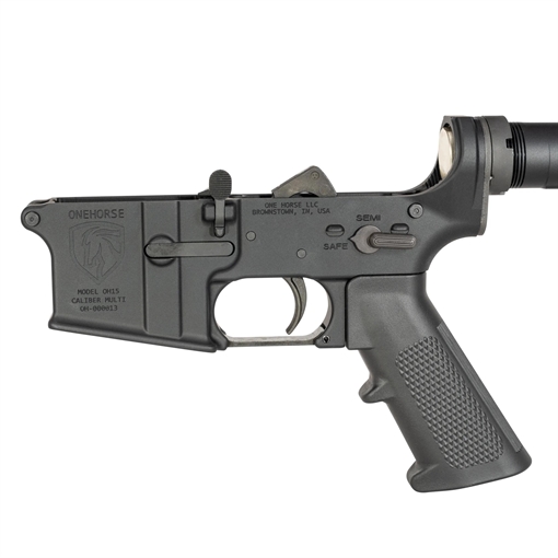 Picture of ONE HORSE AR15 COMPLETE LOWER RECEIVER ALUMINUM BLACK OH-CL01