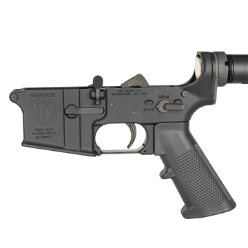 Picture of ONE HORSE AR15 COMPLETE LOWER RECEIVER ALUMINUM BLACK OH-CL01