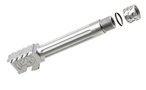 Picture of Battle Arms Development Inc. ONE:1 FLUTED BARREL FOR GLOCK 19 GEN 2-4 THREADED SS BAD-BBLG19SSFT