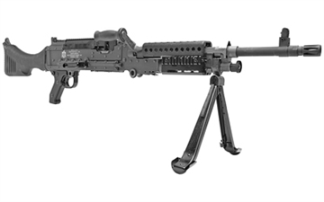Picture of Ohio Ordnance Works, Inc M240-SLR, 7.62NATO, 20" Barrel, Black Phosphate, 2,500 M13 Belt Links, Front Sight Combo Adjusting Tool, Cleaning Kit, Disassembly Tool, Custom Fitted Hard Case, Parts Pouch, 24.2 lbs 12976814-SLR