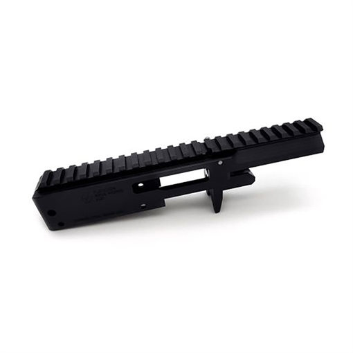 Picture of Fletcher Rifle Works OPENTOP 11/22 STRIPPED RECEIVER W/PICATINNY RAIL BLACK OPENTOP-BLK-PIC