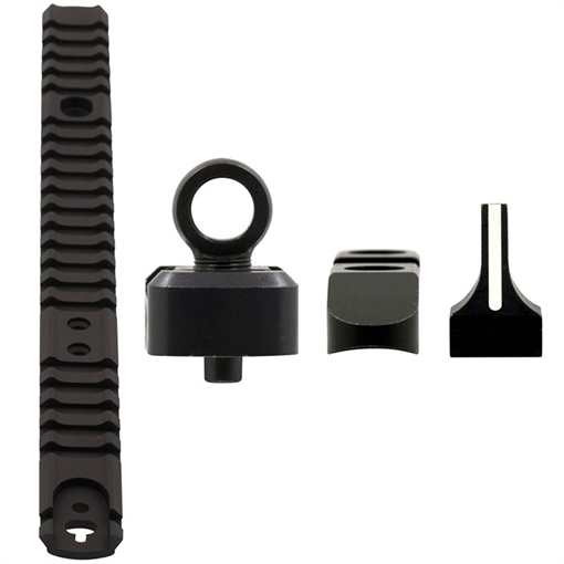 Picture of XS Sights Lever Rail, Fits Rossi R95, Anodized Finish, Black, Includes Ghost Ring Sights TS-1001-5