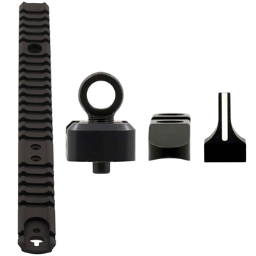 Picture of XS Sights Lever Rail, Fits Rossi R95, Anodized Finish, Black, Includes Ghost Ring Sights TS-1001-5