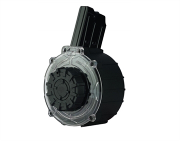 Picture of ORTHOS BLACK RIVER 20RD DRUM MAG BLACK W BLACK PARTS BRDMBK01 850003784823