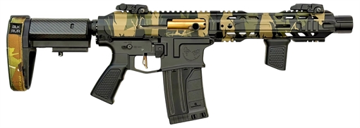 Picture of ORTHOS JOKER SGA 12GA 13 IN BBL MLOK WOODLAND CAMO ADJ STOCK AMBI CONTROLS 1 5/10RD MAG JOKCE