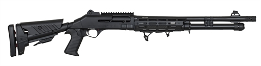 Picture of ORTHOS RAIDER S4 SGA 12GA 18.5 IN PORTED BBL MLOK HG BLK ADJ STOCK BENELLI CHOKE S4RBK