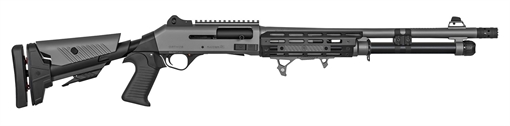 Picture of ORTHOS RAIDER S4 SGA 12GA 18.5 IN PORTED BBL MLOK HG GREY ADJ STOCK BENELLI CHOKE S4RGY