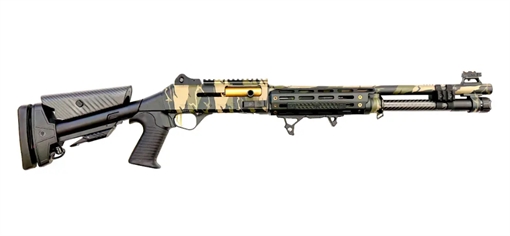 Picture of ORTHOS RAIDER S4 SGA 12GA 18.5 IN PORTED BBL MLOK HG CAMO ELITE PIN STOCK BENELLI CHOKE ( NY COMP ) S4RCENY