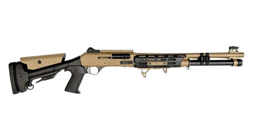 Picture of ORTHOS RAIDER S4 SGA 12GA 18.5 IN PORTED BBL MLOK HG FDE PIN STOCK BENELLI CHOKE ( NY CITY COMP ) S4RFDENYC