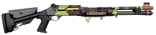 Picture of ORTHOS RAIDER S4 SGA 12GA 18.5 IN PORTED BBL MLOK HG HIGHLAND ELITE ADJ CF STOCK BENELLI CHOKE S4RHE