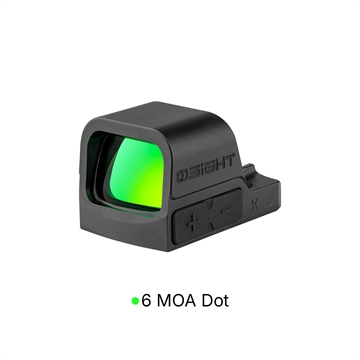 Picture of OSIGHT K, 6 MOA DOT OPEN GREEN DOT SIGHT RMSc FOOTPRINT, BLACK K-GN