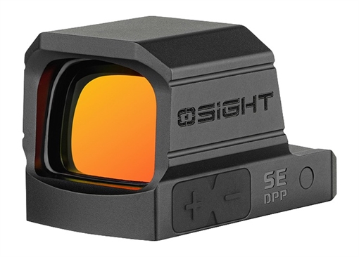 Picture of OSIGHT SE DPP 2 MOA DOT + 32 MOA CIRCLE RED DOT SIGHT ENCLOSED BLACK, CR1620 SIDE LOAD SE-DPP OSIGHT-SE-DPP