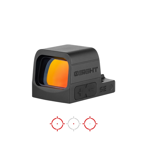 Picture of OSIGHT SE, 2 MOA DOT + 32 MOA CIRCLE RED DOT SIGHT RMSc FOOTPRINT BLACK SE-RD