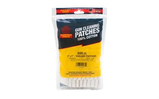 Picture of OTIS 1 IN SQUARE CLEANING PATCHES 500 COUNT ( 12 PER CASE ) FG-914-500