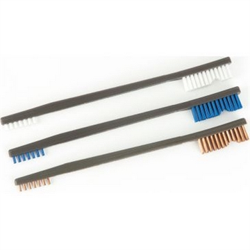 Picture of Otis Technology All Purpose Brush, Nylon, Blue Nylon, Bronze, Three Piece FG-316-3-NBBZ FG3163NBBZ