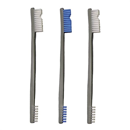 Picture of Otis Technology AP Brushes, 3 Piece Set, (2) Nylon and (1) Blue Nylon Brush FG-316-NB-3 FG316NB3
